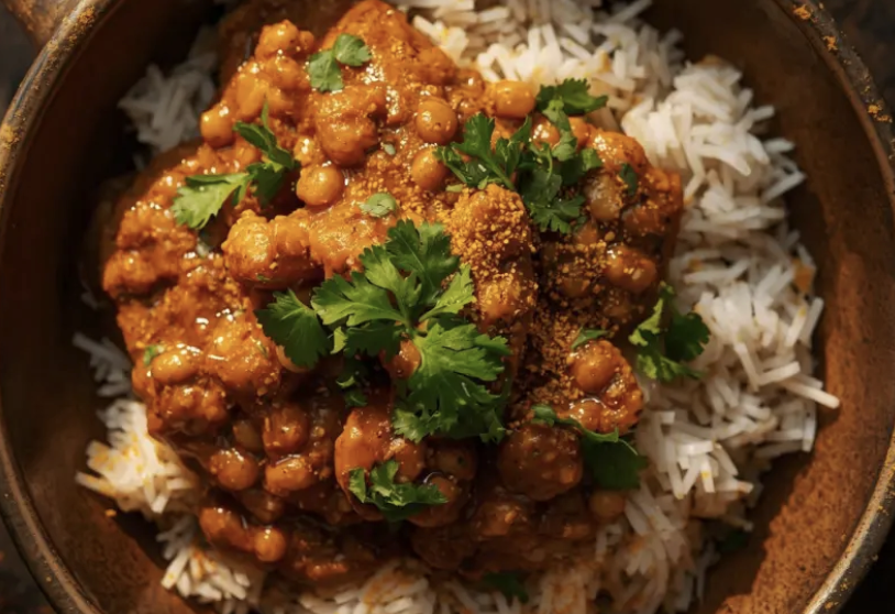 plato de comida saludable ayurveda en barcelona